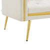 Modern Velvet Sofa Bed 2 Seater Click Clack Sofa Settee Recliner Couch White