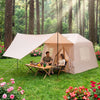 Inflatable Camping Tent for 4-6 People Portable Blow up Tent Pump Doors Outdoor