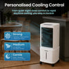 Schallen 10L Portable Air Cooler with Humidifier & Air Purifier Home & Office
