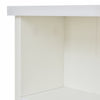 3FT Single Bed Frame Pine Wooden Storage Kids Bed Headboard Shelves Drawer White