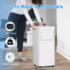 Portable Air Conditioner 12000 BTU WiFi Heat Dehumidifier Fan Remote 3-in-1 Unit