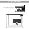 3x3(m) Pergola Gazebo Awning Canopy Garden Sun Shade Shelter Aluminium