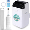 12000 BTU Portable Air Conditioner With Heat WiFi Smart AC Dehumidifier Fan
