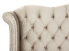 Velvet EU Super King Size Bed Beige AYETTE