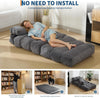 Folding Futon Sofa Bed Convertible Sleeper Chair with Pillow Foldable Mattress🔥