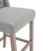 2X Wooden Breakfast Bar Stool Height Kitchen Bar Chair Padded Seat Salon Lounge