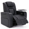 BROADWAY CINEMA 1,2,3,4 SEATER CHAIR BLACK / WHITE WITH TRAY AND WITHOUT TRAY