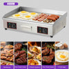 Commercial Electric Griddle Stainless Steel 73cm Full Flat Kitchen Hotplate 220V