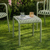 3pc Garden Furniture Portable Bistro Set Table 2 Chairs Weatherproof UV PP Green