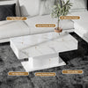 High Gloss Coffee Table with LED Light Living Room Cocktail Sofa Center Table