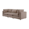 Dusk Boston Sand Velvet 3 Seater Sofa RRP £999