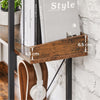 Large Heavy Duty Bookcase Storage Rack Rustic Industrial Bookshelf Steel Frame