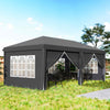 3 x 6m Pop Up Gazebo Height Adjustable Party Tent w/ Storage Bag Grey