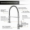 360° Monobloc Kitchen Sink Mixer Tap with Pull Out Hose Spray Single Lever UK