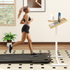 Mobile Over Bed Desk Height Adjustable Standing Laptop Cart-Natural