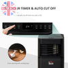 5000BTU Portable Air Conditioner 4 Modes LED Timer Home Office AC Fan UK