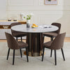 2-Pack Ergonomic Upholstered Dining Chair, Modern Wood Frame, 250 lb Load