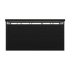 Galvanised Metal Garden Shed Outdoor Tool Storage House with Lockable Door Black