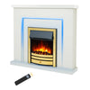 Freestanding Electric Fireplace Suite - Bempton Suite