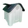 Plastic Dog Kennel HugglePets Weatherproof Pet House In & Outdoor Animal Shelter