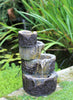 Garden Water Feature Fountain LED Lights Indoor Outdoor Statues Ornament Cascade