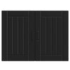 Kitchen Wall Cabinet Lucca Black Engineered Wood