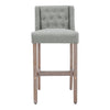 2X Wooden Breakfast Bar Stool Height Kitchen Bar Chair Padded Seat Salon Lounge