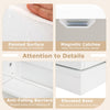 41” Tall Pantry Cabinet Kitchen Storage Cabinet with Doors-White