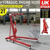 2 Ton Motor Engine Crane Hydraulic Hoist lift Jack Lifting Folding Workshop UK