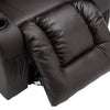 CAESAR DUAL MOTOR RISER RECLINER LEATHER MOBILITY ARMCHAIR MASSAGE HEATED CHAIR