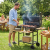 Charcoal Grill, Charcoal BBQ Grill with Foldable Shelves