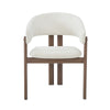 Dining Chairs Set of 2 w/ Linen Fabric & Sturdy Metal Frame for Dining, Living
