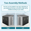4x10ft Lean To Garden Shed Metal Storage Tool House Pent Roof Grey