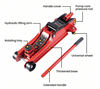 Trolley Jack 2.5 Ton Tonne Low Profile Hydraulic Floor Lifting Car Van Garage UK