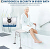 Step Stool w/ Handle for Seniors,Adjustable 8.5–16.5" Non-Slip Step Stool,440lbs
