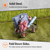 Garden Cart Trolley Trailer Truck Heavy Duty Steel 350kg Weight Limit