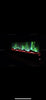wall mounted electric fire 50 inch black.