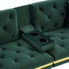 MODERN VELVET SOFA BED 2 SEATER CLICK CLACK SOFA SETTEE COUCH FOR LIVING ROOM
