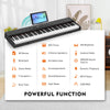 ♬Mustar 88 Semi Weighted Keys Digital Piano PortableKeyboard Pedal Stand Stool