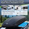 Rooftop Cargo Box Carrier 14 Cubic Hardshell Rooftop Cargo Carrier Universal Car