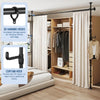KELIXU No Drill Room Divider Curtain Rod Adjustable 4-10ft Tension Floor to Ceil