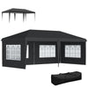 3 x 6m Heavy Duty Gazebo Marquee Party Tent with Storage Bag Grey