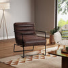 PU Leather Chair Armchair Club Backrest Chair Seat Dining LivingRoom Lounge Sofa