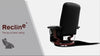 Ergonomic Recliner Sofa Chair PU Leather Armchair Lounger with Footrest, Grey