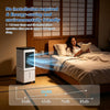 Portable Air Cooler, 15L Evaporative Air Cooler with 2 Ice Packs, Remote Control