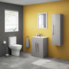 Vanity Unit & Basin Sink Cabinet Bathroom Storage Furniture Free Standing Wall