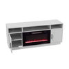 Electric Fireplace with TV Stand Unit Cabinet 30inch LED Fire Heater Living Room