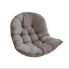 Dark Grey Round Hanging Egg Chair Cushion Outdoor Swing Seat Pillow Replacement
