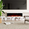 Electric Fireplace Panoramic Media Fire 40-72in Wall Insert LED Fireplace Heater