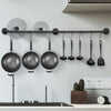 71" Long Industrial Pipe Clothes Rack 3 Base Wall Mounted Rack Towel Bar Holder